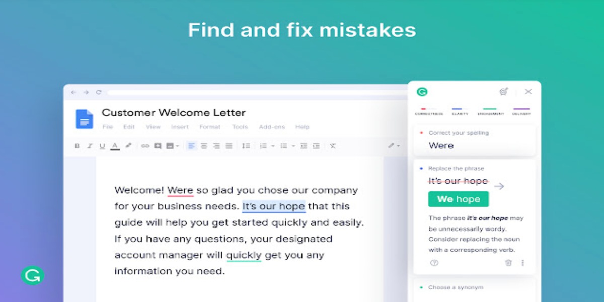 Grammarly chrome extension