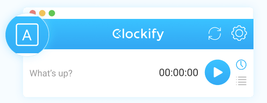 Auto tracker in Clockify