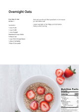 Overnight Oats recipe