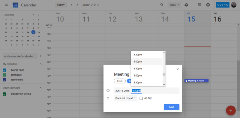 Google Calendario