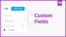 time tracking tutorial custom fields